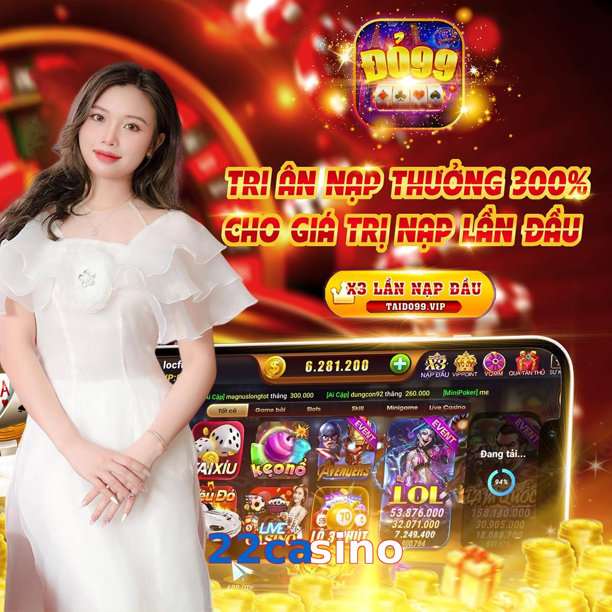 22casino
