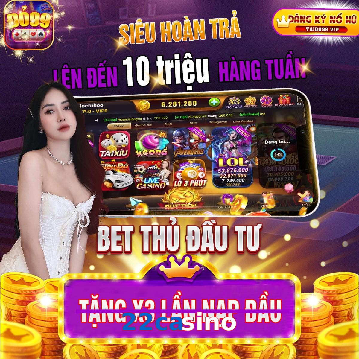 22casino